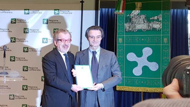 Lombardia, Fontana già al lavoro