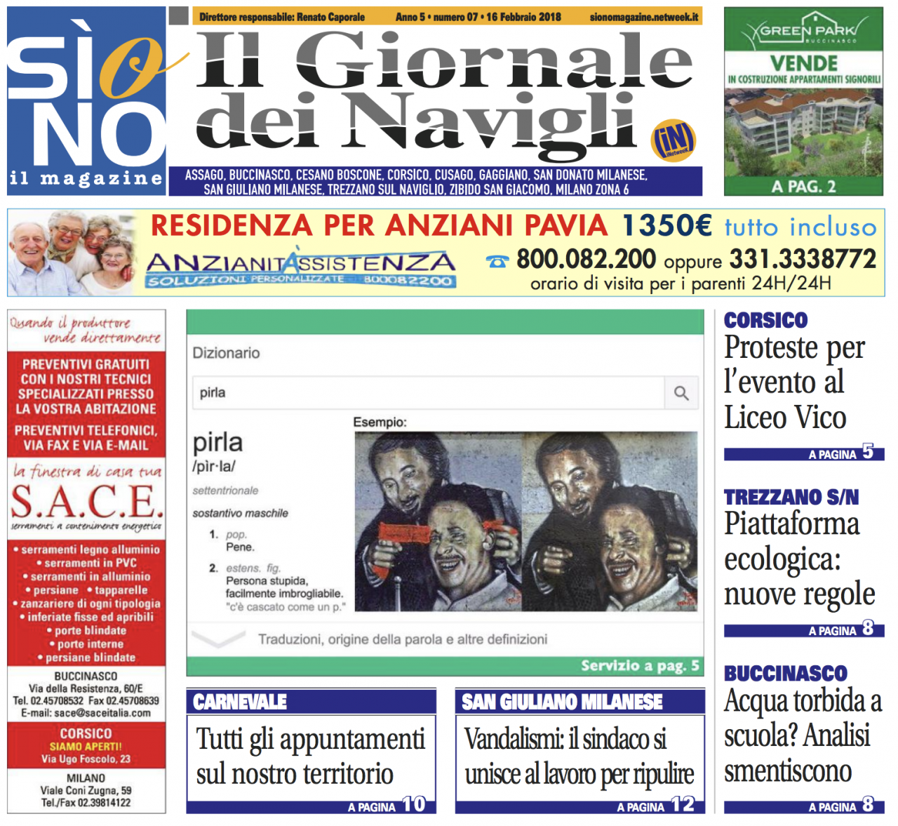 Edizione cartacea de Il Giornale dei Navigli online!