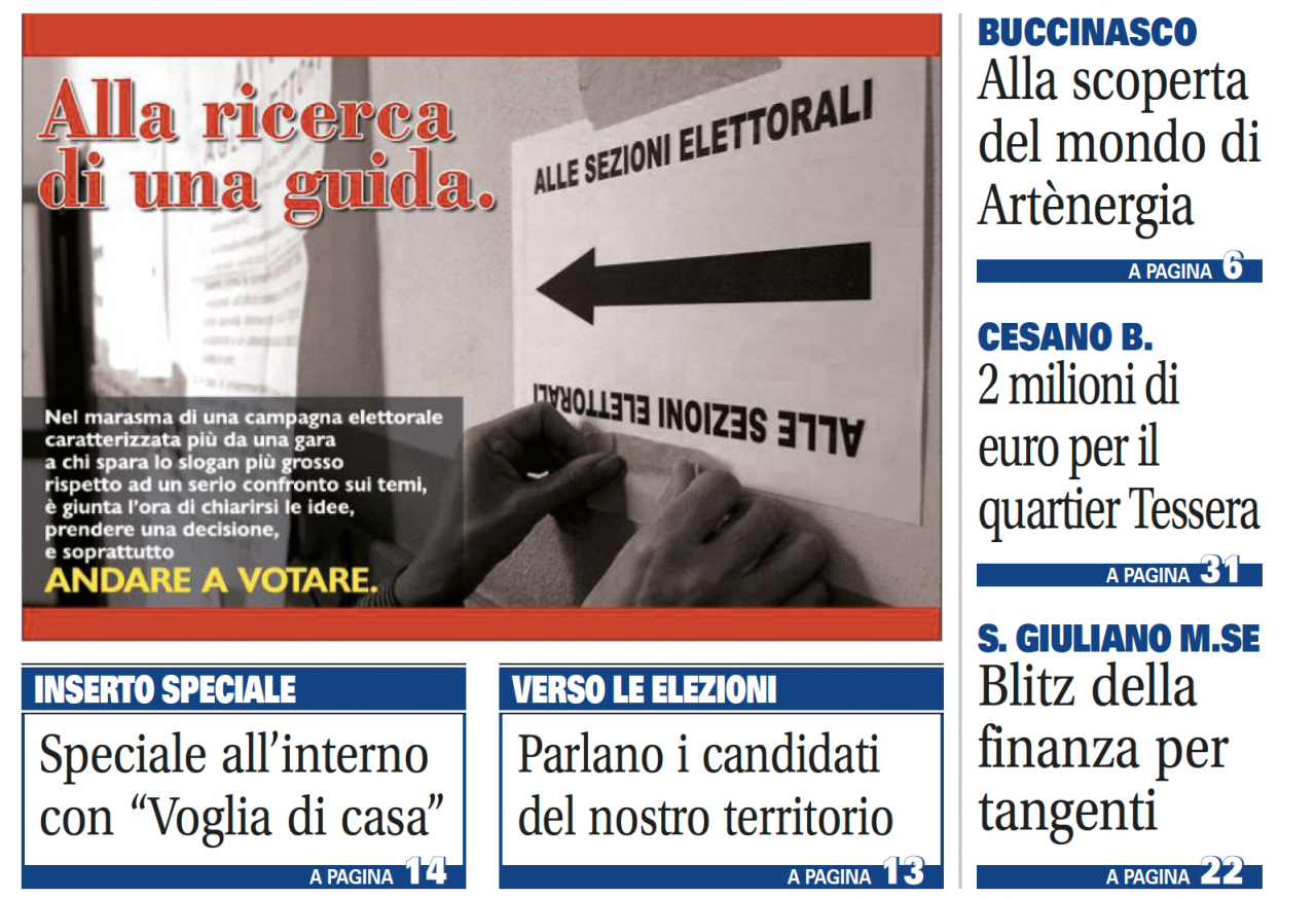 Edizione cartacea (n.8) de Il Giornale dei Navigli online!