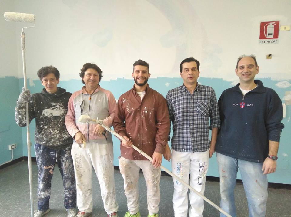 Nuovo look per il Centro di accoglienza della Sacra Famiglia grazie ai volontari