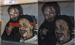 Murales Falcone e Borsellino a Milano vandalizzato e ripulito