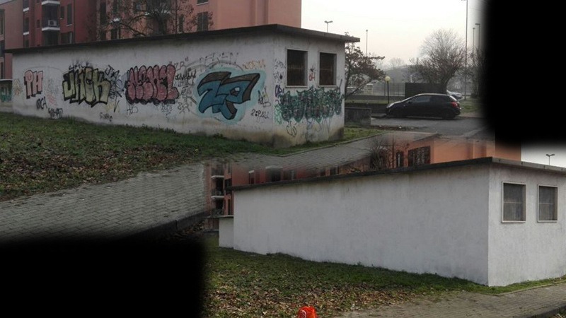 Retake Buccinasco ancora contro i vandali
