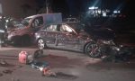 Alta velocità in via Boccaccio: Mercedes distrugge sei macchine a Trezzano