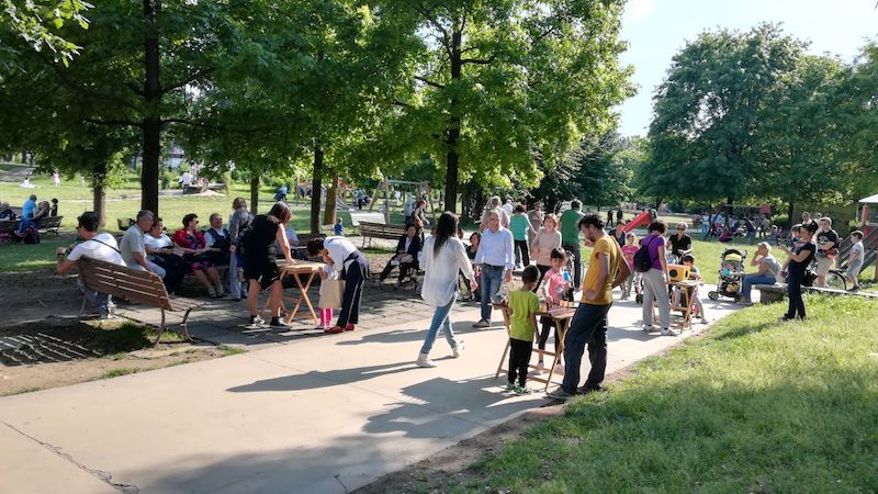Il Ludobus a Cesano: il vero gioco non è d’azzardo FOTO e VIDEO