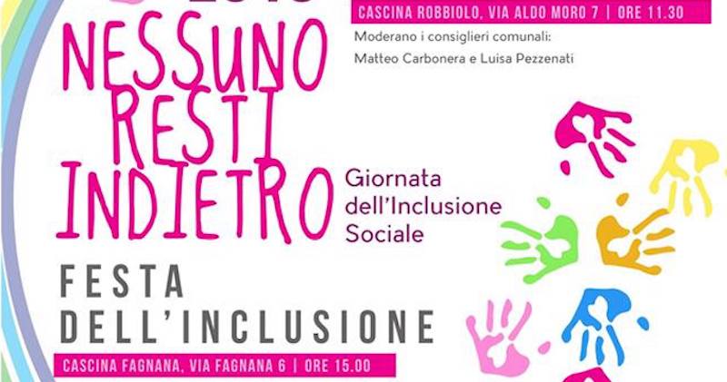 Nessuno resti indietro, tutto pronto per la prima Festa dell’inclusione a Buccinasco