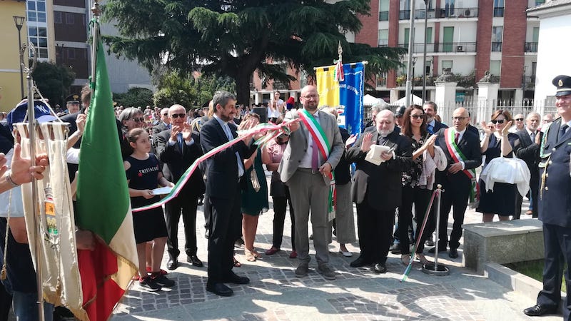 Inaugurati I Giardini della Costituzione, la nuova storia di Cesano FOTO e VIDEO
