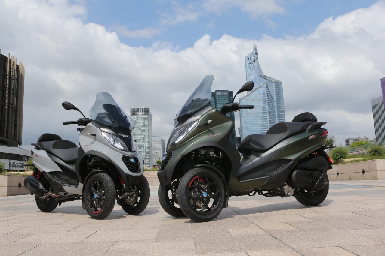 Il nuovo Piaggio MP3 ha debuttato a Parigi