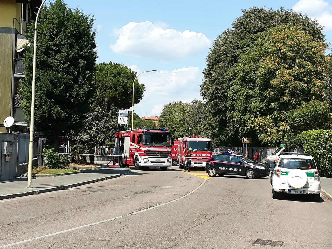 violento incendio