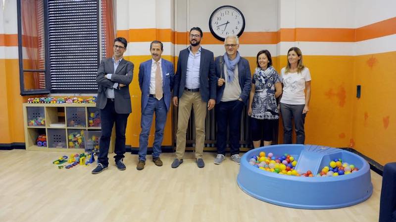 Nuovi spazi dedicati per bambini con difficoltà alla materna Dante