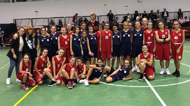 BASKET FEMMINILE – Basket Corsico U13, amichevole di gran lusso contro il fortissimo Geas