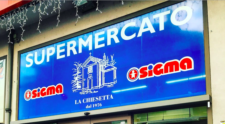 Rapina al supermercato Sigma di Buccinasco