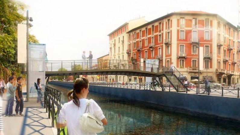 Al via la costruzione di due ascensori sul Naviglio Grande