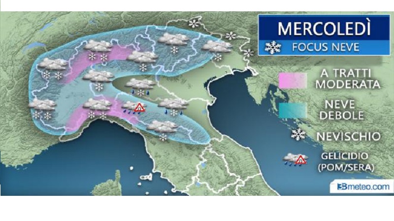Nuova allerta neve a Milano PREVISIONI METEO