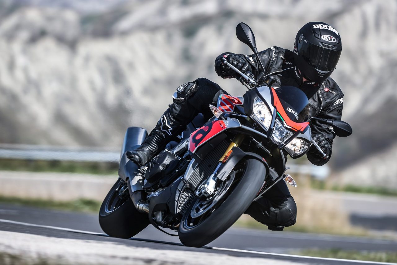 Aprilia Tuono RR, moto “totale” per gli States
