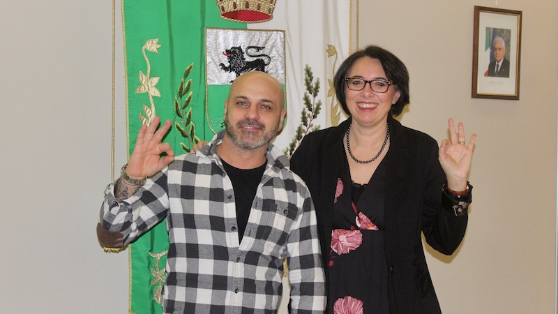 Il sindaco incontra Michele il cannibale di MasteChef e si complimenta per la vittoria