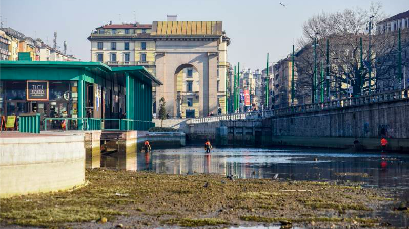Lavori sui Navigli, al via le asciutte totali dei canali