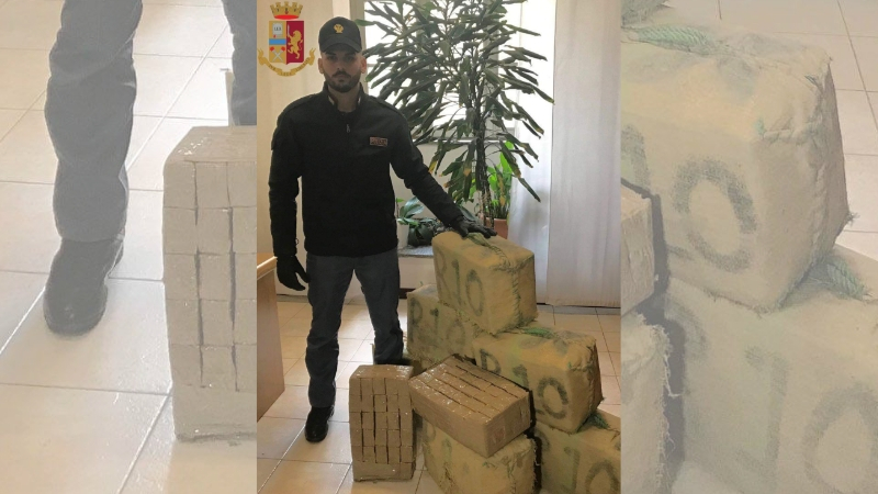 Hashish nascosto in un box a Corsico, 250 chili: arrestato