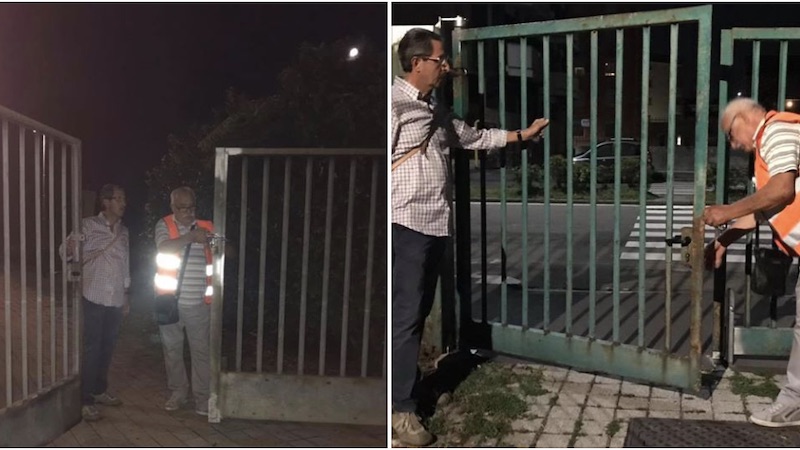 Colla nelle serrature del parco Resistenza: “Succede sempre dopo arresti per droga”