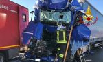 Incidente mortale sulla A4, scontro auto camion FOTO