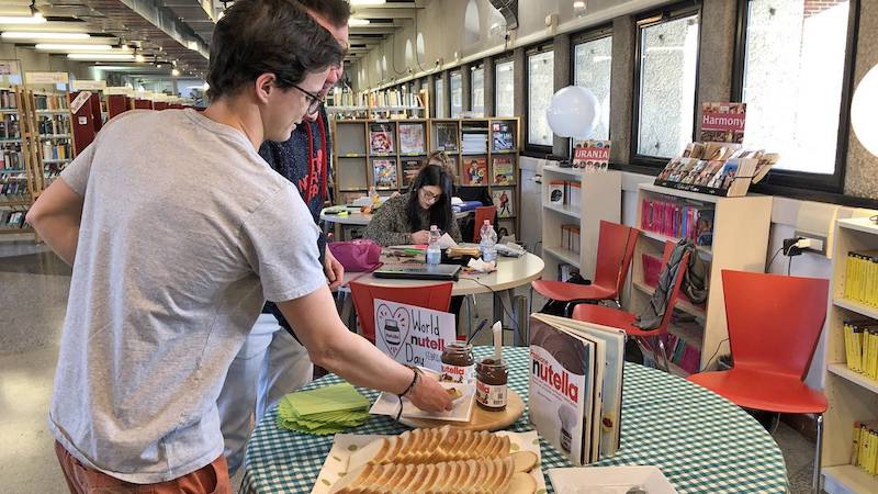 Nutella Day, grande successo alla Biblioteca di Rozzano