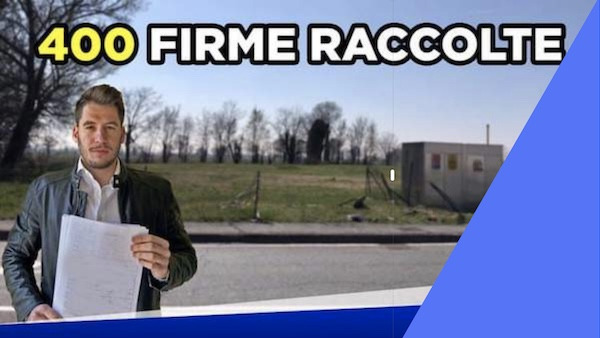 Spostamento campo Sinti, protesta del centro destra: raccolte 400 firme
