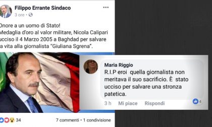 Commento shock dalla consigliera della Lega: "Giuliana Sgrena una stronza patetica"