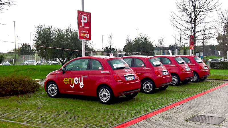 Il car sharing di Enjoy torna a Buccinasco