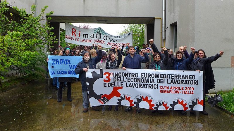 Nuova casa per RiMaflow: la visita durante l’incontro internazionale sul lavoro
