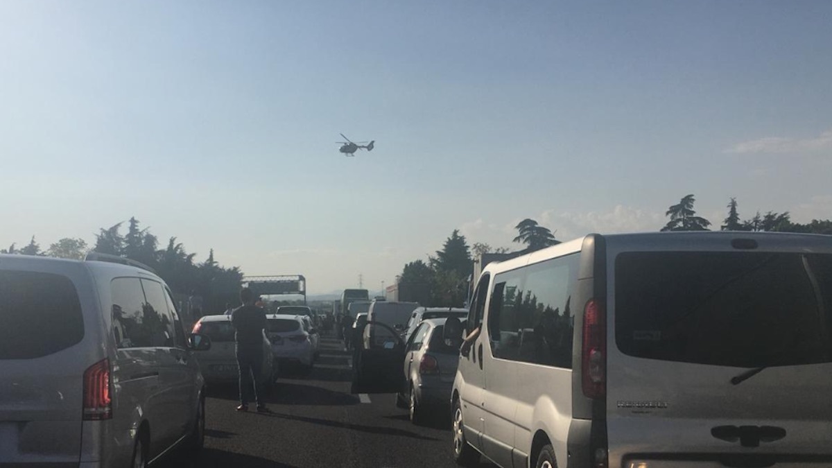 Autostrada A4 chiusa per 40 chilometri tra Seriate e Brescia causa incidente