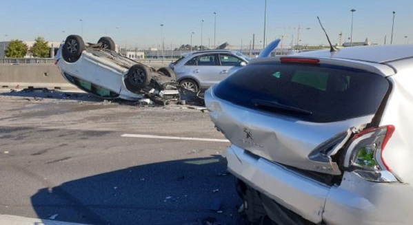 Incidente stradale sulla A4: traffico bloccato FOTO