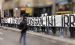 Striscione fascista prima della partita: nove Daspo per gli ultras