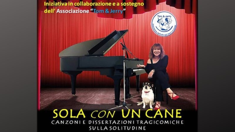 “Sola con un cane”: al Bonaventura uno show per il cangattile