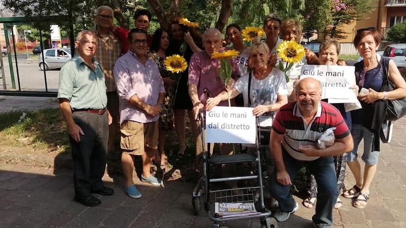 Protesta al Lavagna contro lo spostamento di Ats