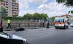 Caduta da moto lungo il Naviglio: due feriti