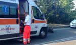 Incidente tra auto e moto: ferito un uomo di 52 anni