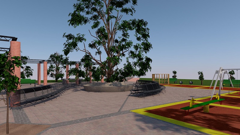 Un grande albero, panchine, giochi: al via il restyling di piazza Papa Giovanni XXIII