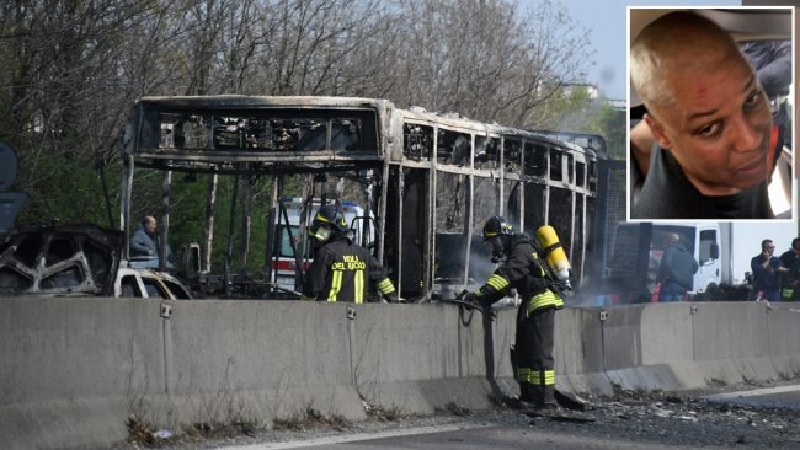 Il sequestratore del bus rinuncia all’abbreviato: niente sconto di pena