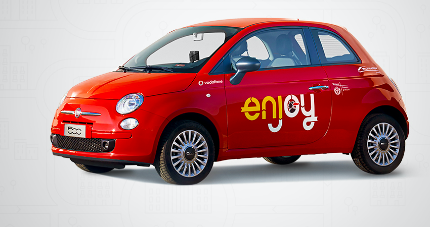 A Buccinasco tornano le auto in condivisione di Enjoy