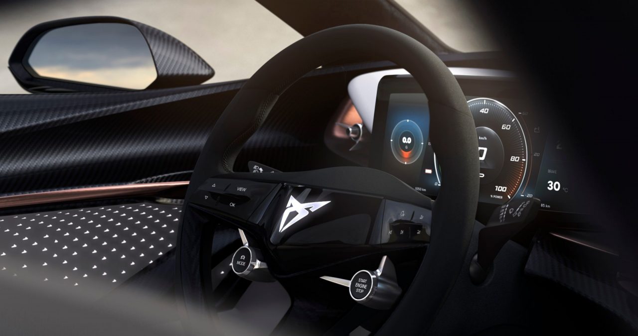 Cupra Concept elettrica, svelato l’interno