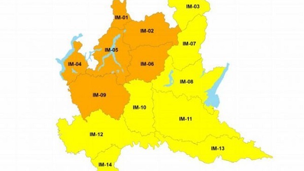 Allerta meteo: scatta il codice arancione