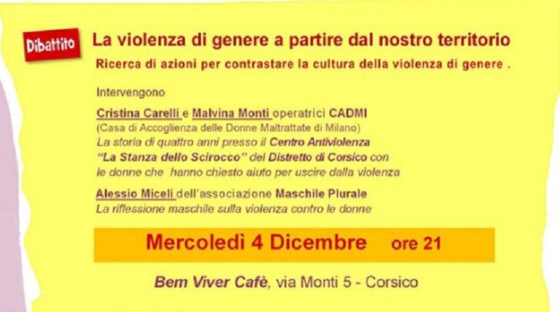 Violenza sulle donne, questa sera un incontro sulla situazione del territorio