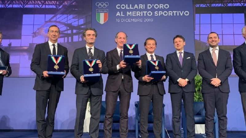 Olimpiadi invernali 2026: Collare d’oro del Coni a Fontana e Sala