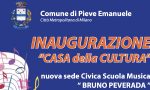 Inaugurazione della Casa della Cultura a Pieve