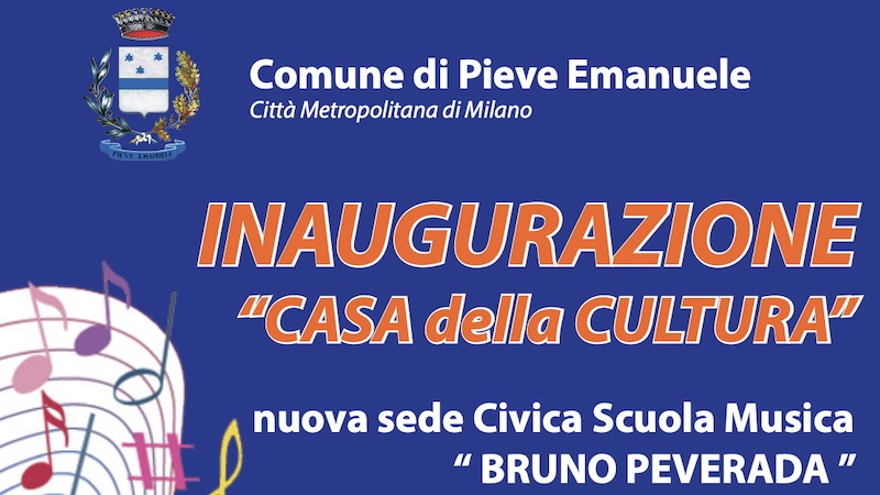 Inaugurazione della Casa della Cultura a Pieve