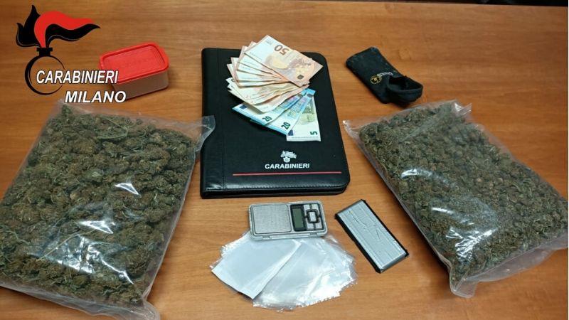 In casa nasconde un chilo di marijuana: arrestato dai carabinieri