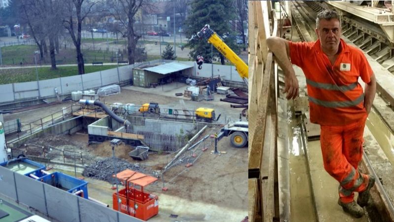 Operaio morto durante i lavori della metro, l’addio degli amici