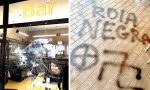 Raid nazi al Bar nel Giorno della Memoria: svastiche e scritte contro la barista