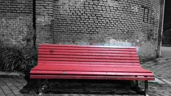 “Femminismo distrugge l’essere umano”: vandalizzata la panchina rossa contro la violenza