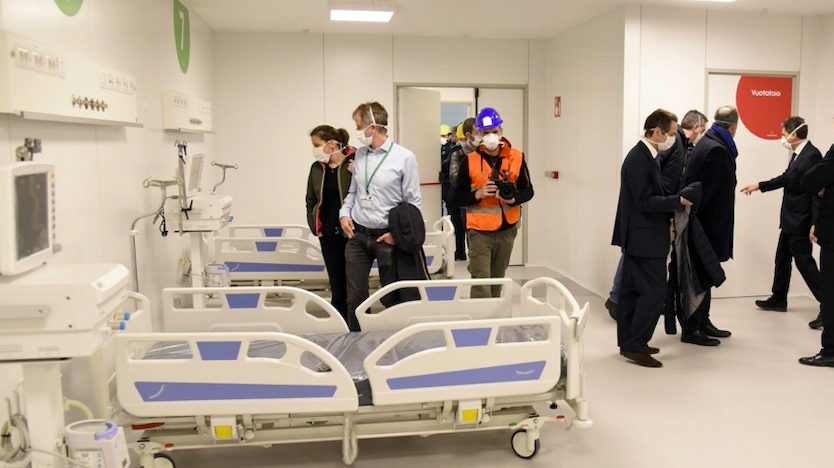 Coronavirus, inaugurato nuovo ospedale Fiera Milano – VIDEO