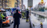 Tenta la fuga dopo la rapina lanciandosi nel Naviglio in secca e si frattura una gamba FOTO